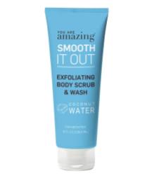 Smooth It Out Coconut Water Exfoliating Body Scrub & Wash